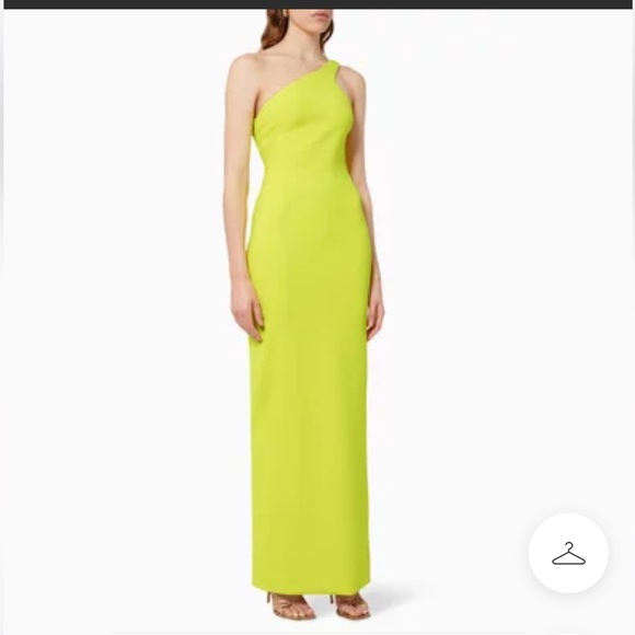 SOLACE LONDON Citrus LORETTA MAXI DRESS - worn once! US 4/UK 8, Citrus / Neon - Picture 7 of 8